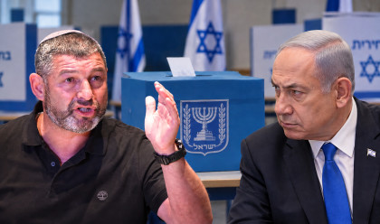 בנימין נתניהו ועופר וינטר (צילום: אבשלום ששוני ופלאש 90)