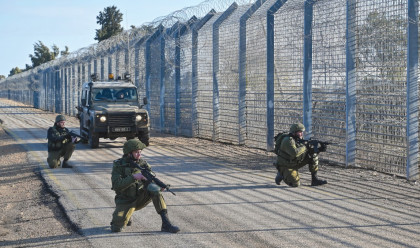 כוח צה"ל בגבול סוריה (צילום: מיכאל גלעדי, פלאש 90)