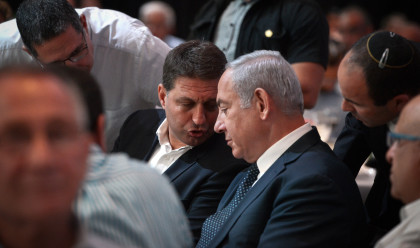 בנימין נתניהו, חיים ביבס (צילום: פלאש 90)