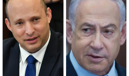 בנימין נתניהו, נפתלי בנט (צילום: מעריב אונליין)