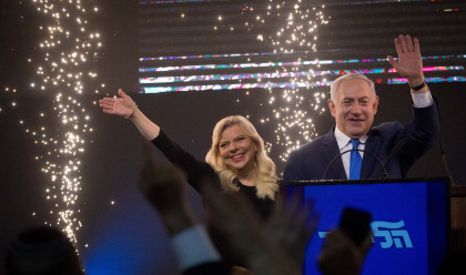 בנימין ושרה נתניהו (צילום: Yonatan Sindel/Flash90)