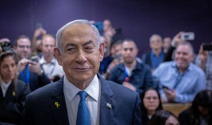 משפט נתניהו (צילום: חיים גולדברג, פלאש 90)