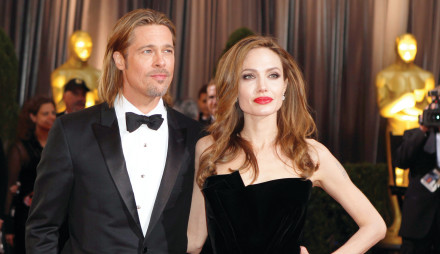 אנג'לינה ג'ולי ובראד פיט 