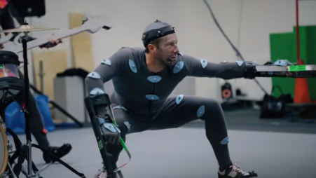 כריס מרטין, תהליך עשיית הקליפ של קולדפליי (צילום: יוטיוב)