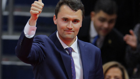 צ'ארלי קירק (צילום: REUTERS/Brian Snyder)