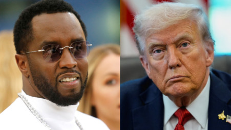 שון "דידי" קומבס ודונלד טראמפ (צילום: רויטרס)