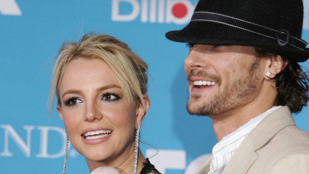 קווין פדרליין ובריטני ספירס (צילום: Frazer Harrison/Getty images)