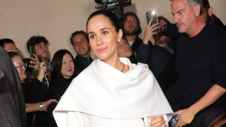 מייגן מרקל (צילום:  Arnold Jerocki/Getty Images for Balenciaga)