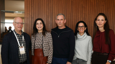 יפעת אורון, יסמין לוקץ', דניאל הגרי, דפנה מיתר–נחמד ואריאל פורת (צילום: יעל צור)