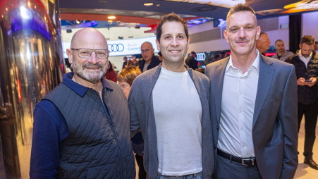 גיל צוק, גרי סוארי, ויורם טורבוביץ' (צילום: לנס הפקות)