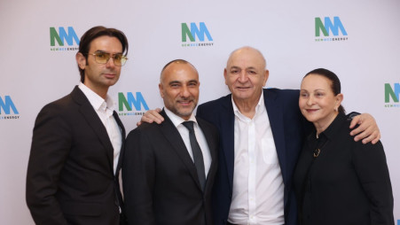 חיה ויצחק תשובה, יוסי אבו ועידן וולס (צילום: מיכה בירקמן)