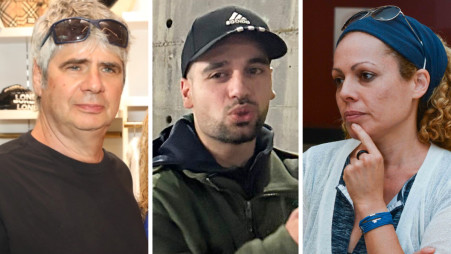 מרדכי דוד, גיא מרוז, אורלי וילנאי (צילום: אבשלום ששוני,לנס הפקות,נתי גולד)