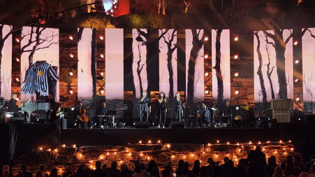 עצרת יום הזיכרון לשואה ולגבורה בקיבוץ יד מרדכי (צילום: סל אירועים והפקות)