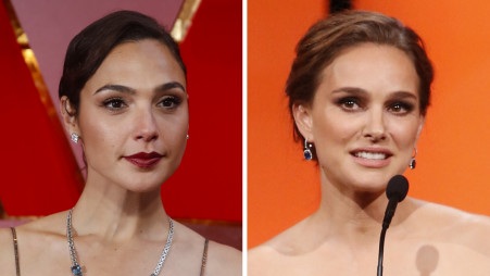 נטלי פורטמן, גל גדות (צילום: רויטרס)