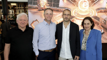 עדי לויתן, גלעד יעבץ, ג'ארד מקי ויאיר סרוסי (צילום: איציק בירן)