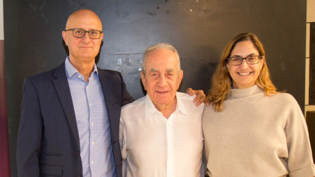 רוית הוברפלד, אלפרד אקירוב ודני בן שחר (צילום: עומר לוי)
