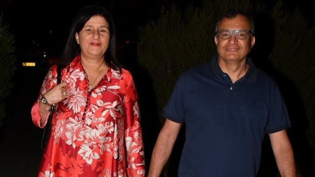 יוסי צדיק וסמדר ברבר צדיק (צילום: אביב חופי)