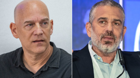 גיא פלג, ינון מגל (צילום: Arie Leib Abrams/Flash90, חיים גולדברג, פלאש 90)