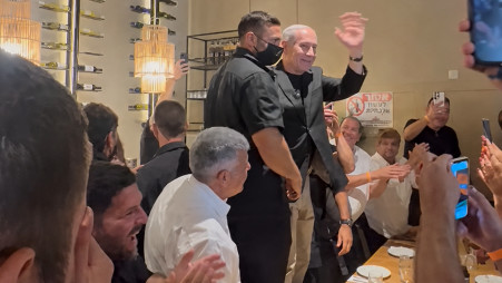בנימין נתניהו באופקים (צילום: פרטי)