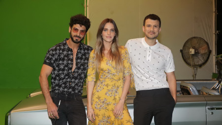 אסי עזר, רותם סלע, אביב אלוש (צילום: שוקה כהן)