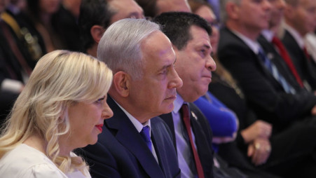 בנימין נתניהו, שרה נתניהו (צילום: הלל מאיר/TPS)