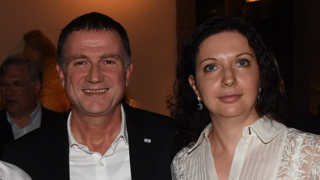 אירינה נבזלין, יולי אדלשטיי (צילום: אביב חופי)