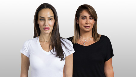 סימה בכר, מירב ישראל (צילום: יריב פיין וגיא כושי)