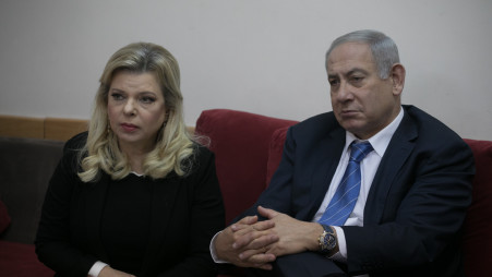 בנימין נתניהו, שרה נתניהו (צילום: אוהד צויגנברג, פול)