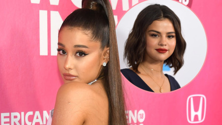 אריאנה גרנדה, בתמונה הקטנה: סלינה גומז (צילום: Getty images)