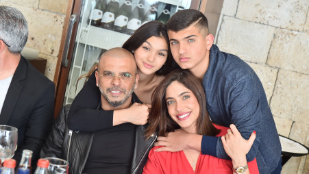 אייל גולן, דניאל גרינברג, ליאם גולן, אלין גולן (צילום: ארן חן צלמים)