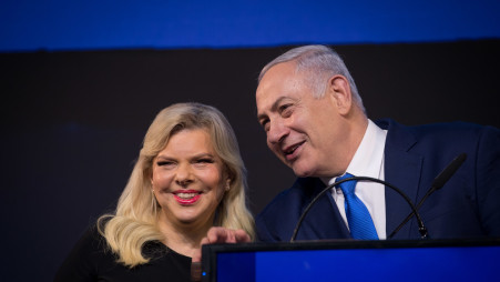 בנימין נתניהו, שרה נתניהו (צילום: יונתן זינדל, פלאש 90)