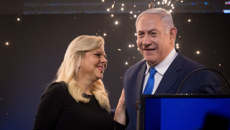 בנימין נתניהו, שרה נתניהו (צילום: יונתן זינדל, פלאש 90)