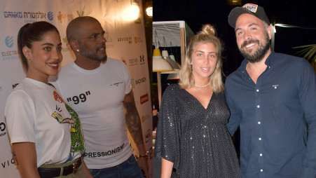 אביחי אוחנה, מעיין אשכנזי, אייל גולן, דניאל גרינברג (צילום: אביב חופי)