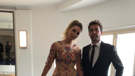 מיכל אנסקי ואייל זמיר בקאן (צילום: נטלי יונסוף)