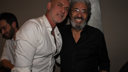 חזי בצלאל ומוטי רייפ  (צילום: אביב חופי)