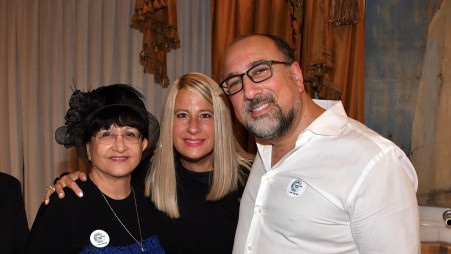 ג'ואי ומליסה שוובל ועדינה בר שלום (צילום: אביב חופי)