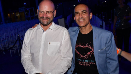 רוני גמזו ויורם טורבוביץ' (צילום: אביב חופי)