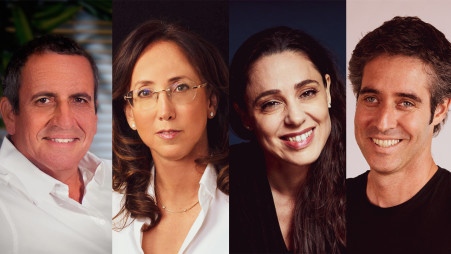ניר זוהר, קרין מאיר רובינשטיין, מאיה יעקבס, איל וולדמן (צילום: אלן צצקין,סיון פרג',דור מלכה,באדיבות מלאנוקס)