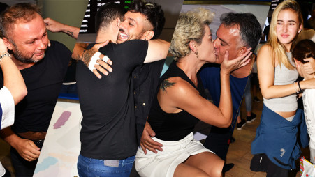 עדי ביטי, דנה רון, ישראל אוגלבו, סמיון גרפמן (צילום: אביב חופי)