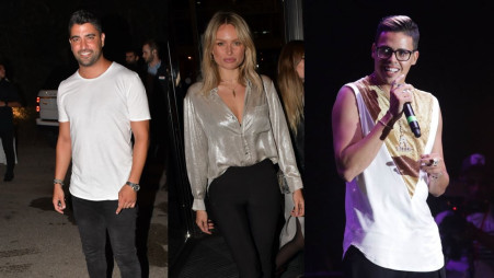 סטטיק, אלכסה דול, משה פרץ (צילום: שוקה כהן,אביב חופי)