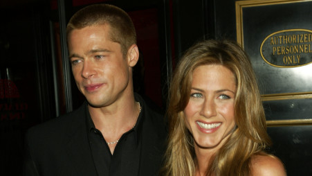 ג'ניפר אניסטון, בראד פיט (צילום: Peter Kramer/Getty images)