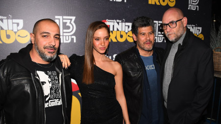 צביקה הדר, גיא עמיר, נטע אלחמיסטר, חנן סביון (צילום: אביב חופי)