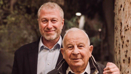 רומן אברמוביץ', דודו לייב  (צילום: מריה טרויאנקר )