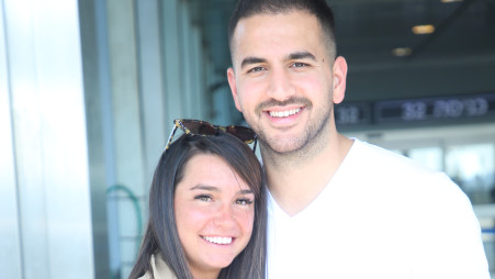 אדל בספלוב, מאץ' עבד (צילום: אלוני מור)