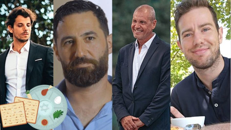 אמיר זהבי, אריק חביב, ניר פור, מאור פינקלשטיין (צילום: צילום מסך קשת,צילום מסך אינסטגרם,לירון סער)