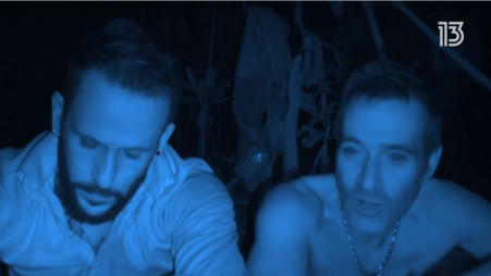 זוהר שטראוס ואסי בוזגלו (צילום: צילום מסך רשת 13)