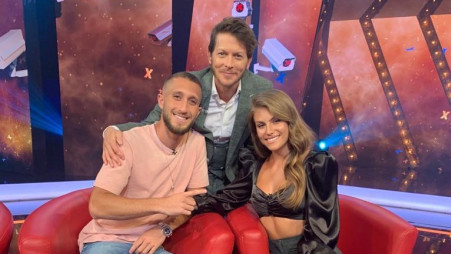 טיילור ובן זיני בתכנית של עופר שכטר (צילום: באדיבות ערוץ רשת 13)