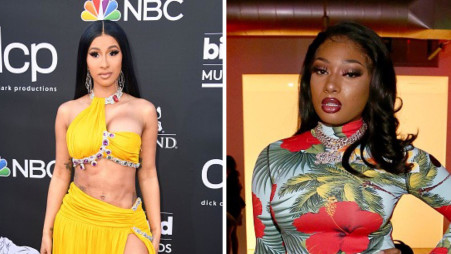 קארדי בי מייגן די סטליון (צילום: Frazer HarrisonGetty Images,jeff kravitz gettyimages)