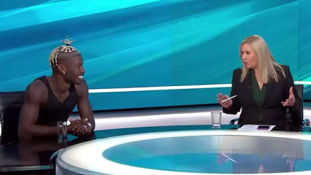 איילה חסון, סטפן לגר (צילום: צילום מסך רשת 13)