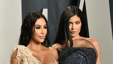 קים קרדשיאן, קיילי ג'נר (צילום:  Frazer Harrison \ Getty Images)